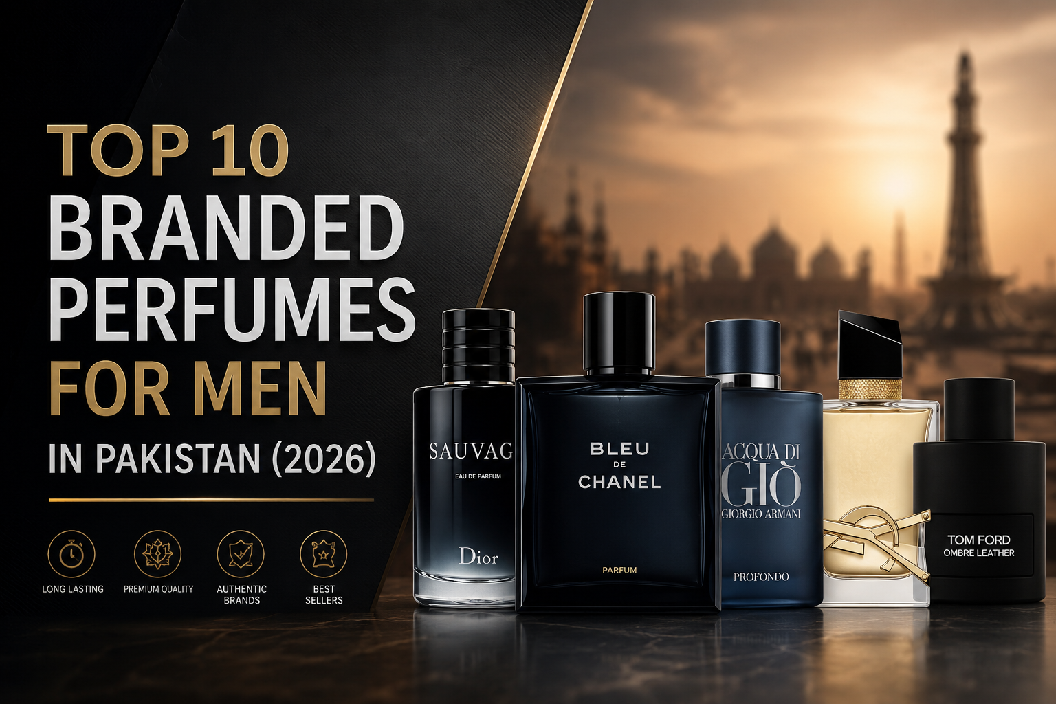 Top 10 Branded Perfumes for Men in Pakistan (2026)