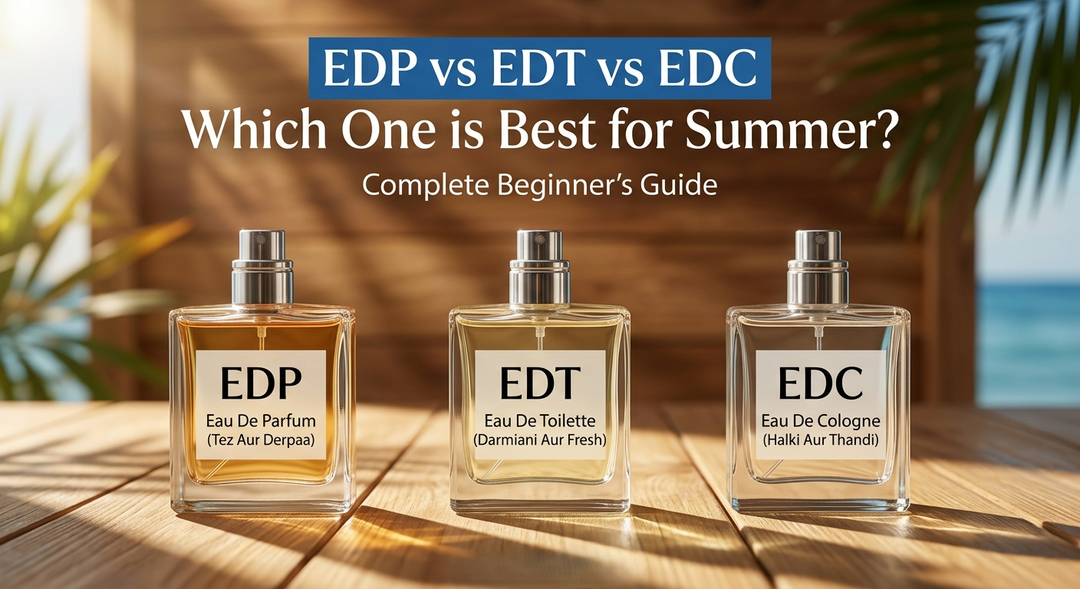 EDP vs EDT vs EDC: Which One is Best for Summer? Complete Beginner's Guide