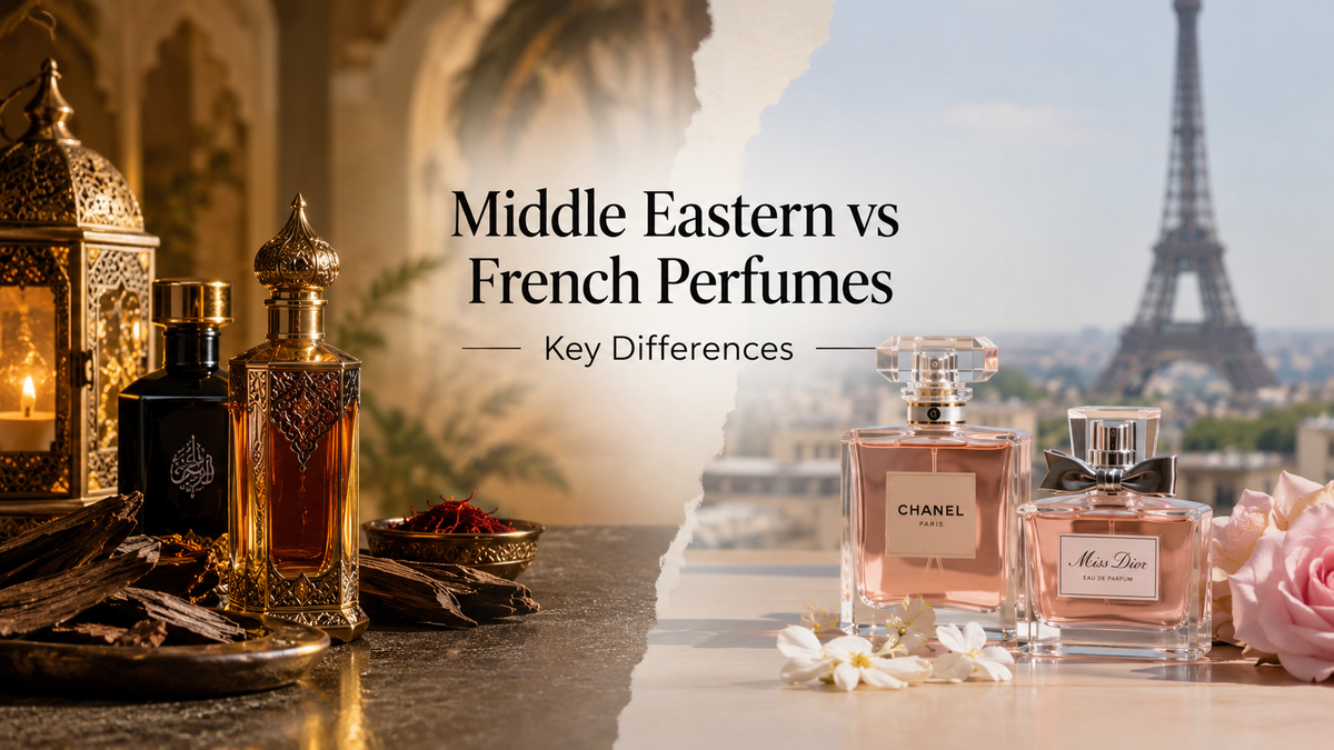 Middle Eastern vs French Perfumes: Key Differences