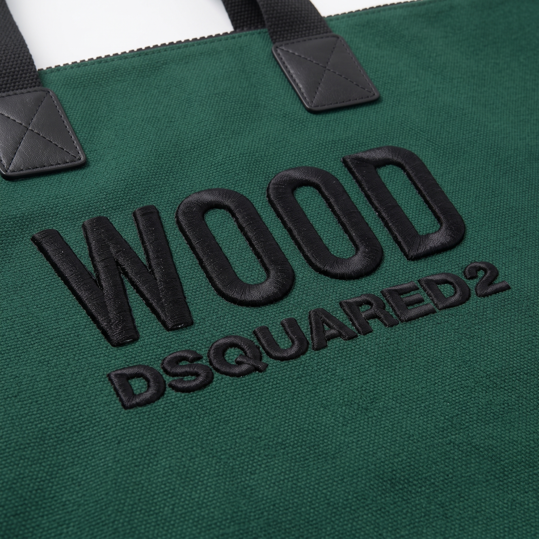 Wood Dsquared2 Tote Bag