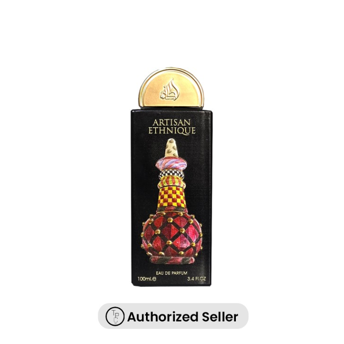 Shop Lattafa Artisan Ethnique EDP 100ml online in Pakistan. 100% original branded perfume with a long-lasting, elegant fragrance for men and women.