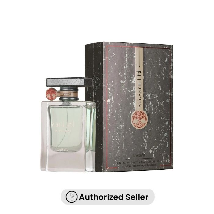 Lattafa Atlas EDP 55ml perfume bottle – original and authentic fragrance with a fresh, woody and marine scent profile, available online in Pakistan 2