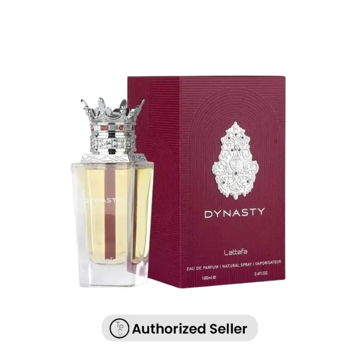 Lattafa Dynasty EDP 100ml perfume bottle – shop original Lattafa Dynasty fragrance online in Pakistan at The Perfume Club with authentic and guaranteed products 2
