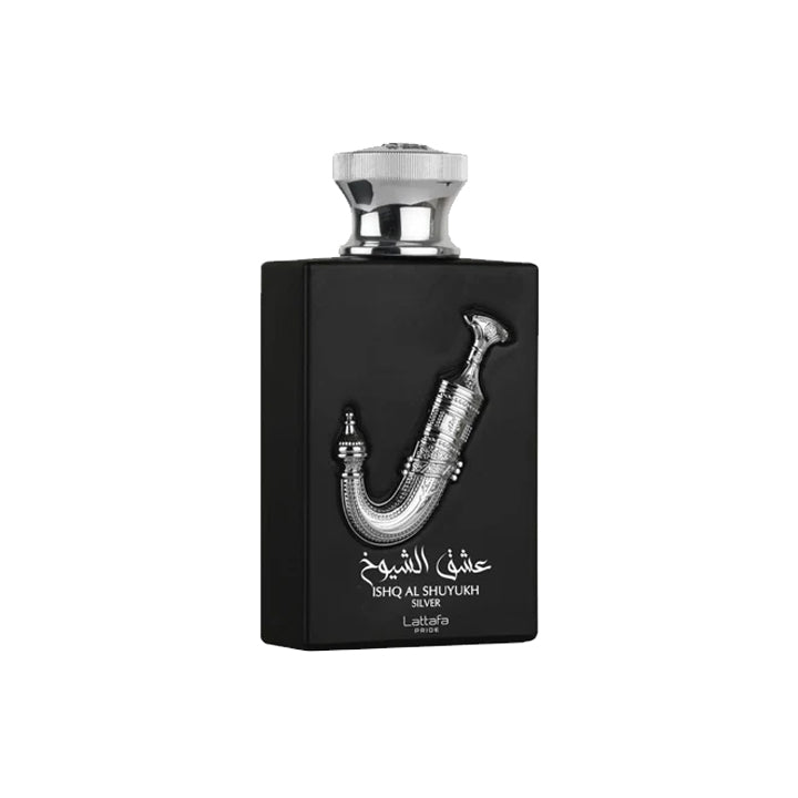  Lattafa Ishq Al Shuyukh Silver EDP 100ML online at the best price in Pakistan-The Perfume Club