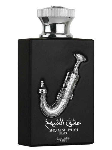 Shop original and authentic Lattafa Ishq Al Shuyukh Silver EDP 100ML online in Pakistan