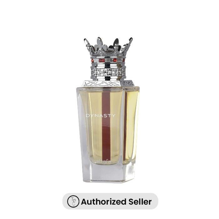 Lattafa Dynasty EDP 100ml perfume bottle – shop original Lattafa Dynasty fragrance online in Pakistan at The Perfume Club with authentic and guaranteed products 1