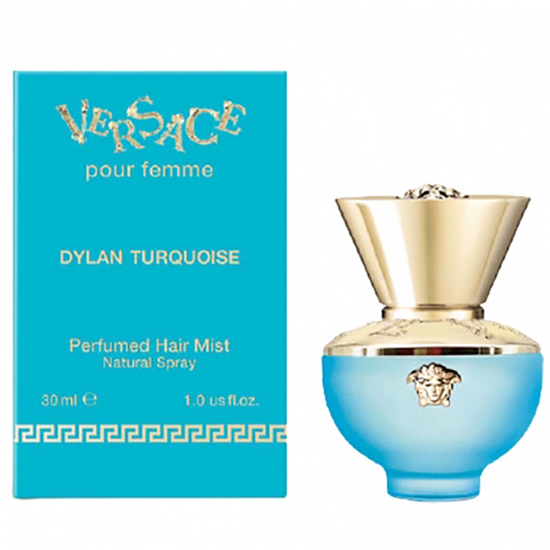 Shop Versace Dylan Turquoise Hair Mist For Women 30ml Online at the best price in Pakistan | theperfumeclub.pk